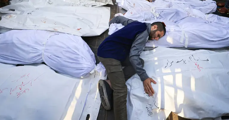 ফিলিস্তিনিদের মরদেহ